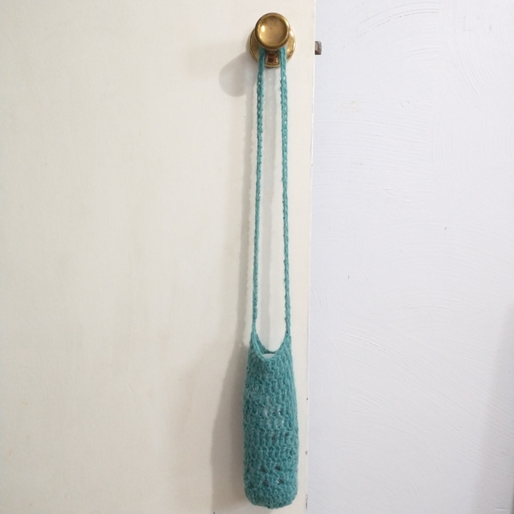 Handmade Turquoise Water Bottle Holder - Picture 2 of 4